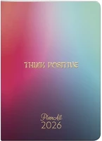 Planall 23.09720 Zsebnaptár  b/6 heti álló fehér lapos aranyozott positive 2026. kép