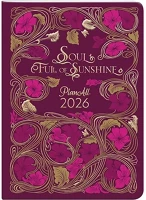 Planall 23.09729 Zsebnaptár  b/6 heti álló fehér lapos aranyozott cardinal 2026. kép