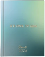 Planall 23.09740 Határidőnapló  mini a/6 heti keményfedelű aranyozott cool 2026. kép