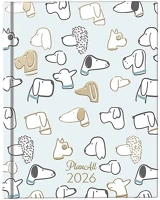 Planall 23.09744 Határidőnapló  mini a/6 heti keményfedelű aranyozott good boy 2026. kép