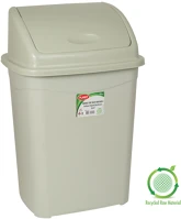 Planet DA503XSZADUP118 Billenőfedeles szemetes kuka, műanyag, szürke eco, 16 l kép