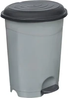 Planet DA503XSZADUP126P Pedálos szemetes kuka, műanyag, eco antracit, kivehető kosárral, 12l kép