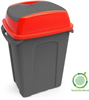 Planet DA503XSZADUP236P hippo billenős szelektív hulladékgyűjtő szemetes, műanyag, antracit kép