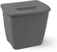 Planet DA503XSZADUP500ANTRACIT Koala szemetes, fedővel 6l (hanging bucket) antracit szürke színű kép