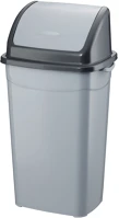 Planet H65UP904 Billenőfedeles szemetes kuka, műanyag, szürke/antracit, 70 l kép