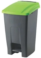 Planet UP227-212 Szemetes kuka pedálos műanyag 50 literes antracit/zöld kép