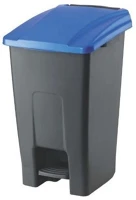 Planet UP227-215 Szemetes kuka pedálos műanyag 50 literes antracit/kék kép