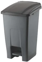 Planet UP227-216 Szemetes kuka pedálos műanyag 50 literes antracit/fekete kép