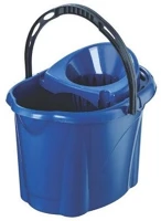 Planet UP601-005 Felmosó vödör 12 literes műanyag kicsavaró kosárral kék kép