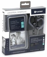 Platinet PM1070GR Sport headset + arm band grey kép