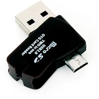 Platinet PMMSD32CR4 Memóriakártya microsd 32gb + kártyaolvasó + otg + adapter kép