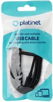 Platinet PSCCC1100TB Usb-c to usb-c 100w cable 1,5m black kép