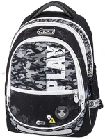 Play 161838 Hátitáska anatómiai  maxx fiús katonai minta fekete/fehér kép