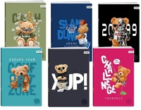 Play 189950 Füzet  teddy bears a/4 tűzött 40 lapos kockás kép