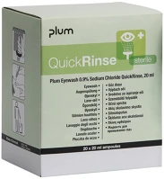 Plum 5160 Szemkimosó ampulla  quickrinse utántöltő 5 db/doboz kép