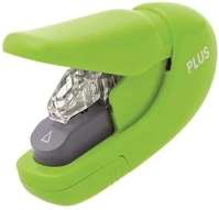 Plus COR_PLUS31146 Kapocs nélküli tűzőgép, kézi, 5 lap, zöld kép
