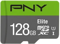 Pny 10 UHS-I 100MB/S + SD Elite microsdxc 128gb class 10 uhs-i 100mb/s + sd adapter kép