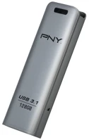 Pny FD128ESTEEL31G-EF 128gb elite steel flash drive usb3.1 silver kép