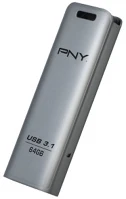Pny FD64GESTEEL31G-EF 64gb elite steel usb 3.1 metal kép