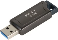 Pny P-FD512PROV2-GE 512gb pro elite v2 gen 2 flash drive usb3.2 black kép