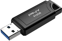 Pny P-FD512PROV3-GE 512gb pro elite v3 gen 2 flash drive usb3.2 black kép