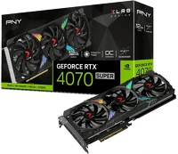 Pny VCG4070S12TFXXPB1-O Geforce rtx4070 super 12gb ddr6x xlr8 gaming verto epic-x rgb kép