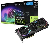 Pny VCG5060T16TFXXPB1-O Geforce rtx5060 ti 16gb ddr7 argb oc kép