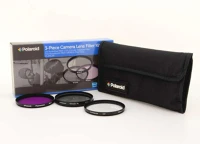 Polaroid P-PL3FIL55 Szűrőszett (uv, cpl, fld) + 4 db-os szűrőtok 55 mm kép
