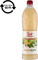 Pölöskei VEC30_02209 syrup citrom-menta cukorral és édesítőszerrel 25% gyümölcstartalommal kép
