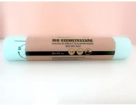 Poly-pack H65SZEMKUK213503 Kukoricakeményítő alapú (en13432) pla zsák 800x1250x0,03mm, 135l, 5 darab/tekercs kép
