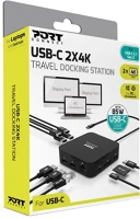 Port 2X4K 901907 univerzális notebook dokkoló 2x4k usb-c kép