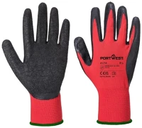 Portwest A174R8RXL Kesztyű latex mártott  piros 10-es kép