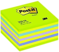 Post-it 03.00212 Öntapadós jegyzettömb 3m  lp 2028nb 76x76mm lollipop zöld  450 lap kép