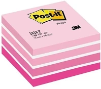 Post-it 03.00213 Öntapadós jegyzettömb 3m  lp 2028p 76x76mm aquarell pink 450 lap kép