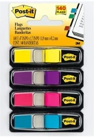 Post-it 03.00239 Oldaljelölő 3m  683-4ab műanyag index 12x43mm élénk kép