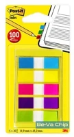 Post-it 12×43MM 5×20LAP Post-it 12×43mm 5×20lap élénk színű keskeny jelölőcímke kép