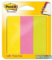 Post-it 7100172769 Post-i 25x76mm 3x100lap színes papír jelölőlap