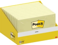 Post-it 7100317839 6830-cy 76x127mm 100lap kanárisárga öntapadós jegyzettömb kép