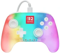 Powera NSGP0524-01 Advantage wired controller for nintendo switch 2 gamepad lumectra white kép