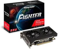 Powercolor AXRX6500XT4GBD6-DHV3 Rx6500 xt 4gb ddr6 fighter v3 kép