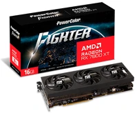 Powercolor GDDR6 Vga  radeon fighter rx 7800xt 16gb gddr6 kép