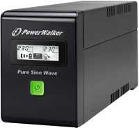Powerwalker VI 600 SW FR Szünetmentes tápegység (ups) vonal interaktív 0,6 kva 360 w 2 ac kimenet(ek) kép