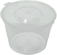 Pp 12674 Műanyag egybefedeles szószos doboz  100ml 50 darabos kép