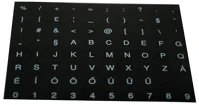 Prc 58768158 Magyar billentyűzet matrica fehér betű, fekete alap kép
