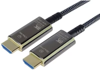 Premiumcord KPHDM21T15 Kábel aktív optikai, hdmi, 48gbps, 8k@60hz, m/m,  15m, fehér hálós kép