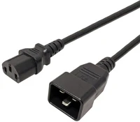 Premiumcord KPSB5 Tápkábel c13 - c20 5m, fekete kép