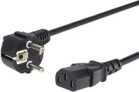 Premiumcord KPSP2 Tápkábel, pc, cee7/7, schuko - c13 m/f, 2m, fekete kép