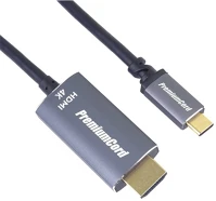Premiumcord KU31HDMI03 Kábel hdmi - usb-c, 4k*2k@60hz, m/m, 1,8m, fekete kép
