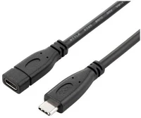 Premiumcord KU31MFA015 Kábel usb 3.2 gen2, hosszabbító, c - c, m/f, 1,5m, fekete kép