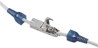Premiumcord SRJBOX-04 premiumcord patch kábel beltéri coupler, toldó, stp cat6a, moduláris kép